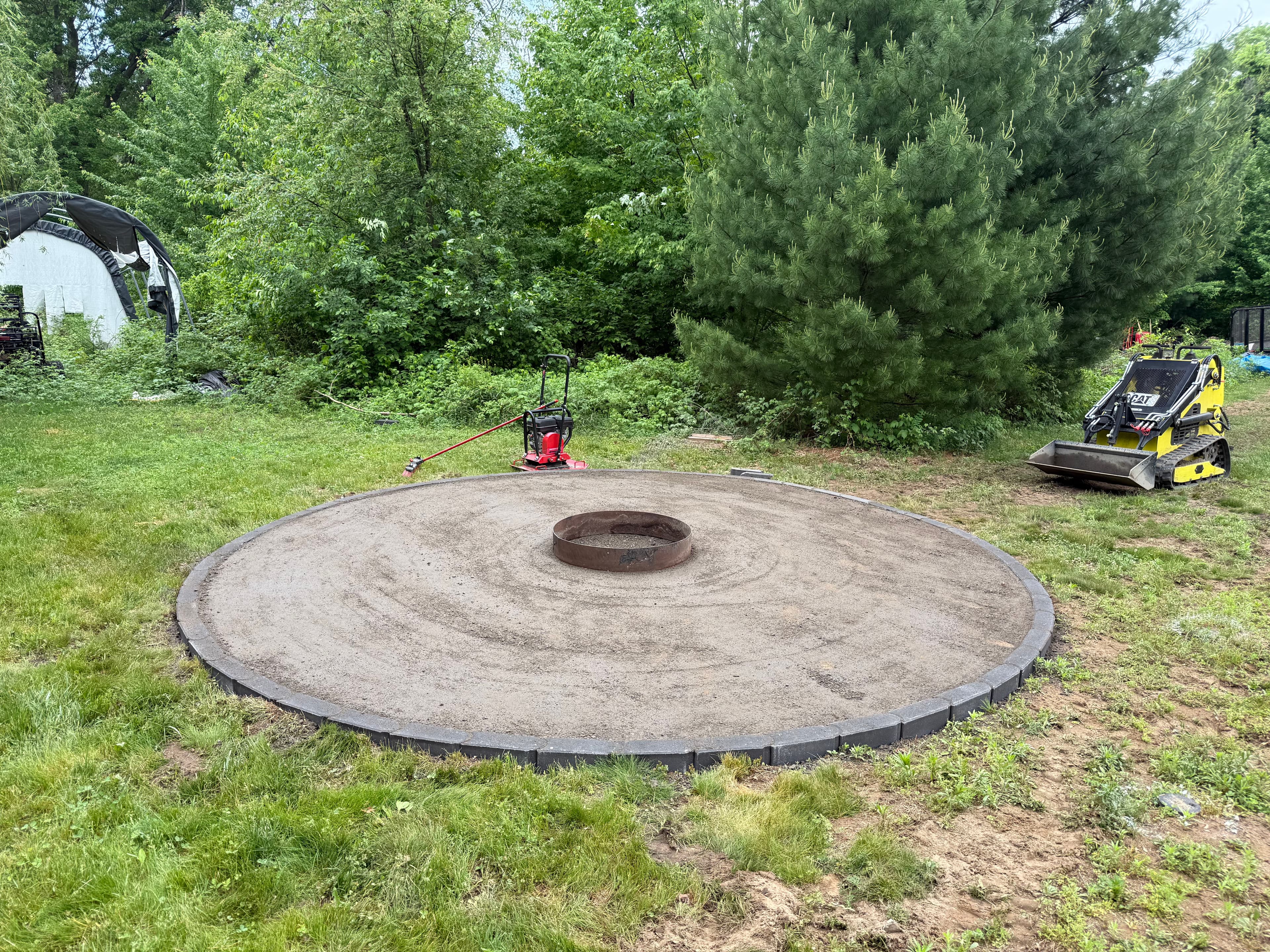 Project Fire Pit Area and Fresh Landscaping in St. Francis MN image