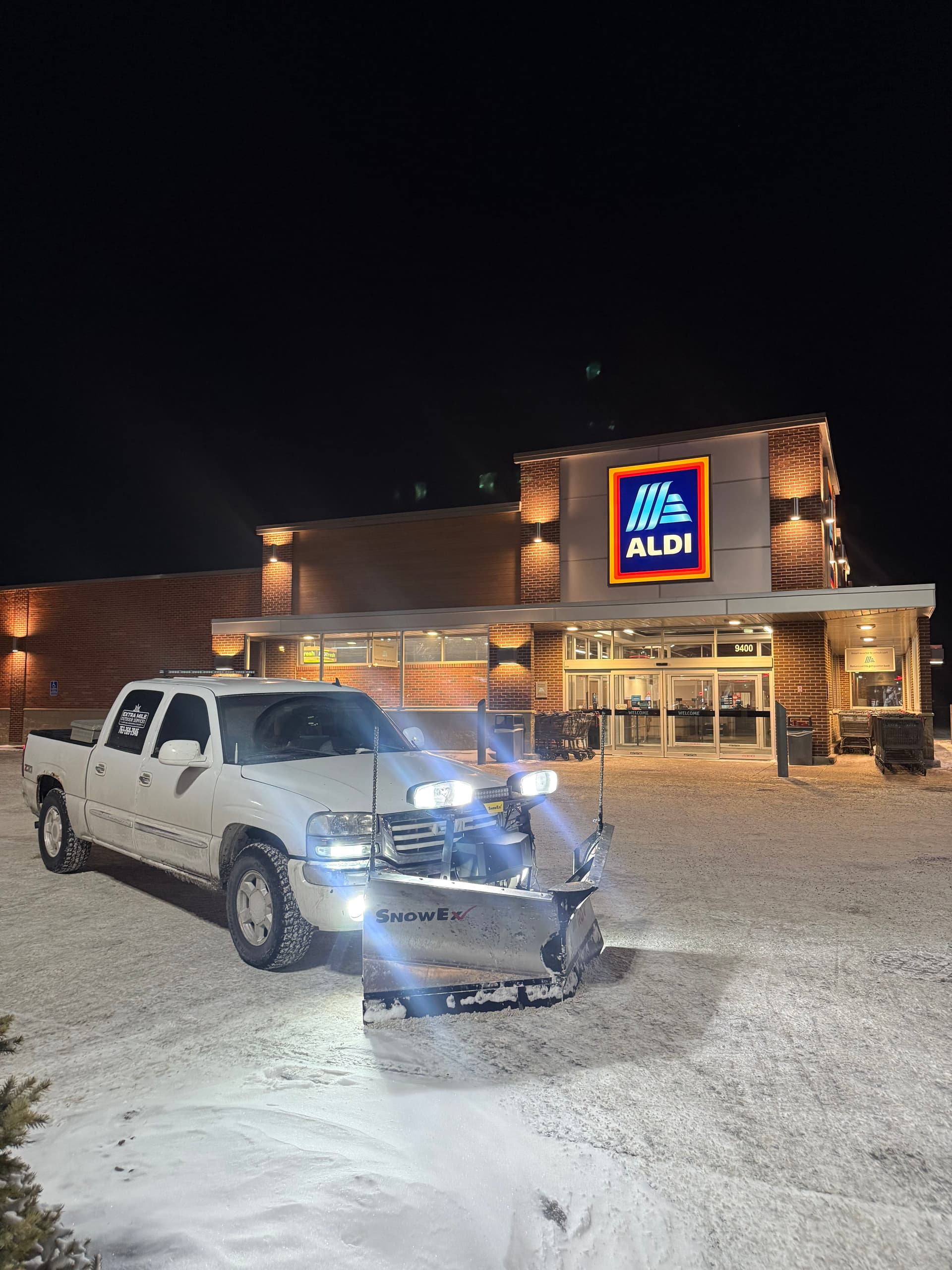 Keeping Monticello's Aldi Snow-Free