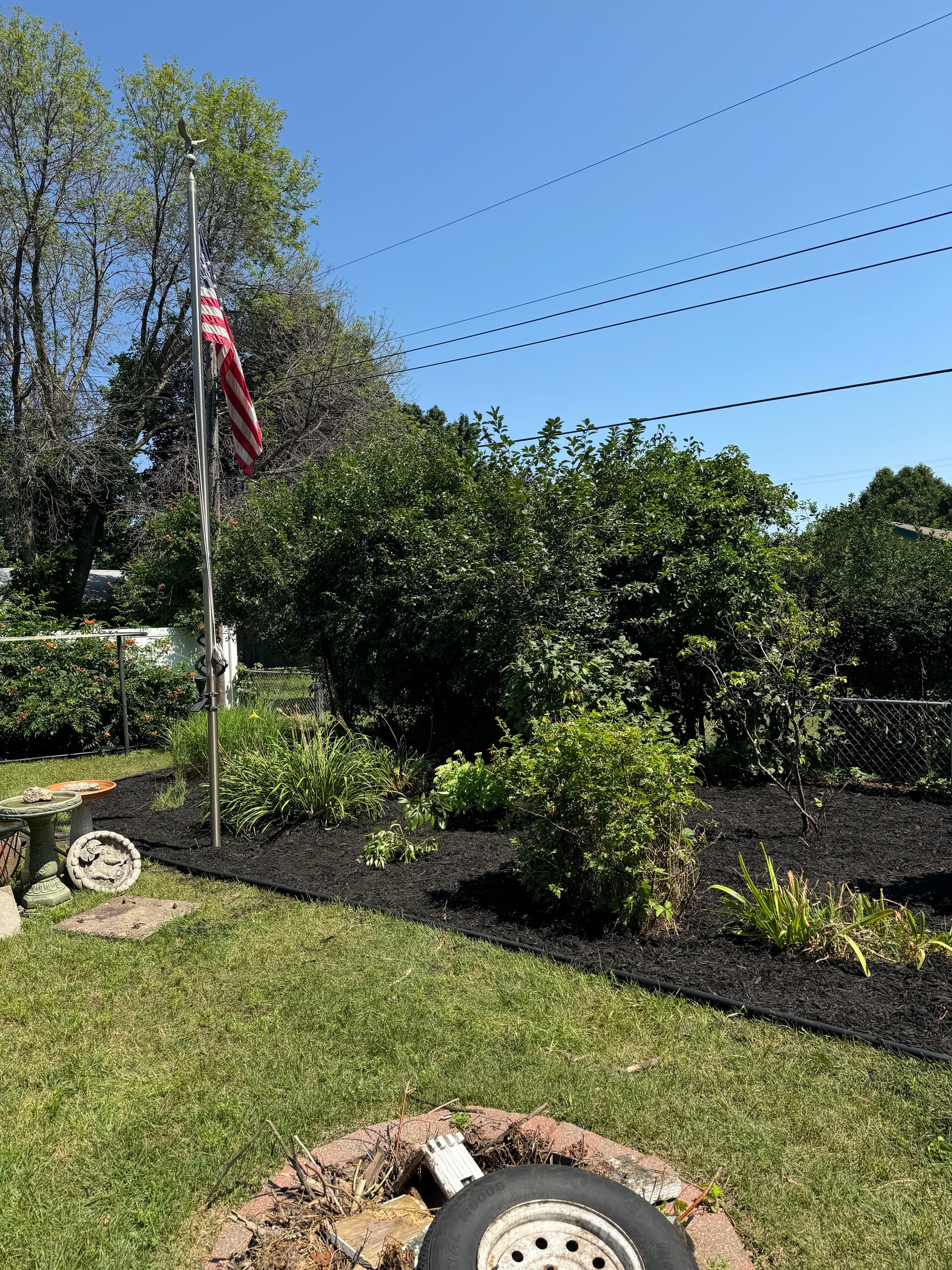 Mulch Bed Installation in Mounds View
