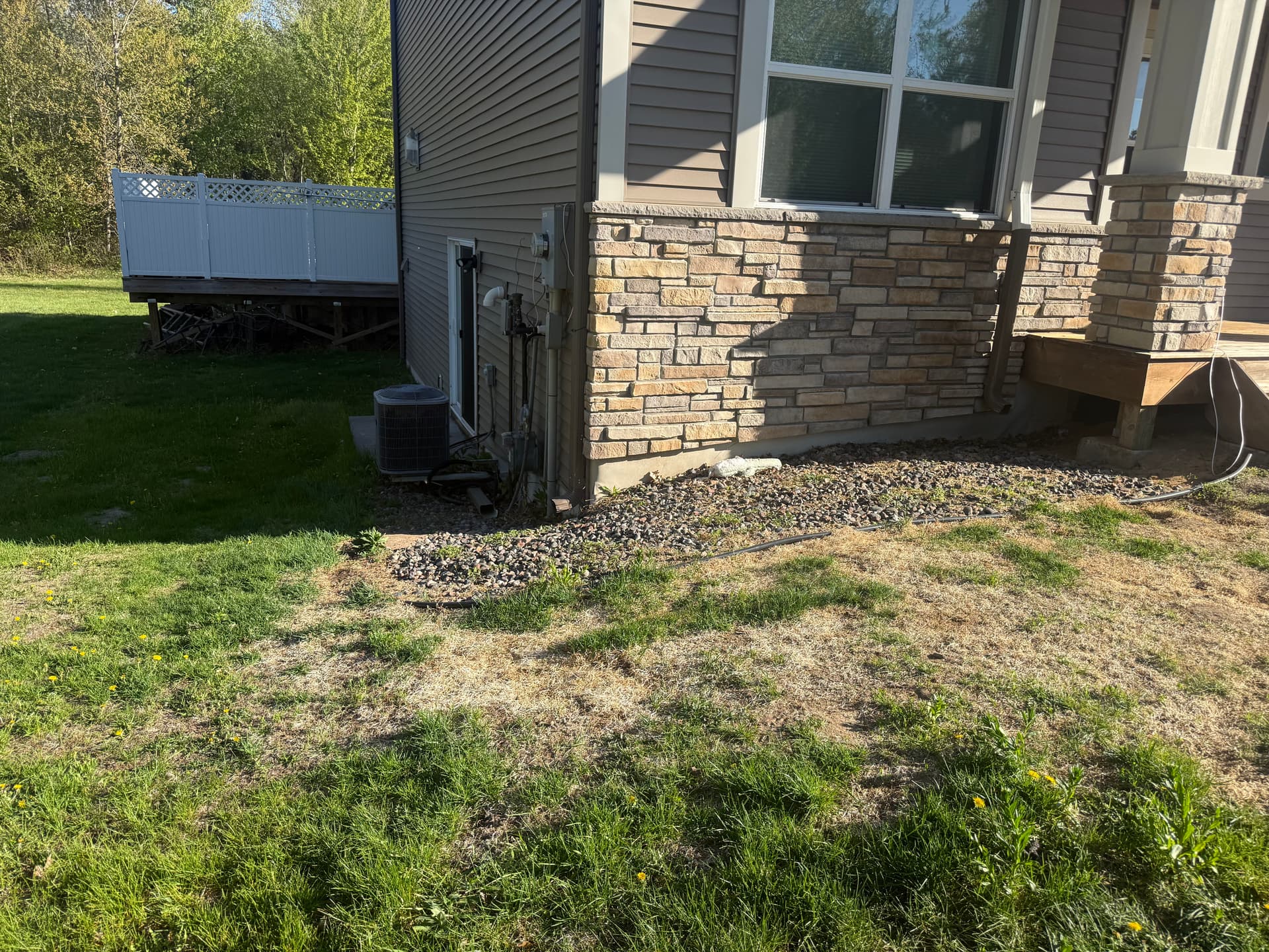 Gallery photos for Fire Pit Area and Fresh Landscaping in St. Francis MN: Image #2