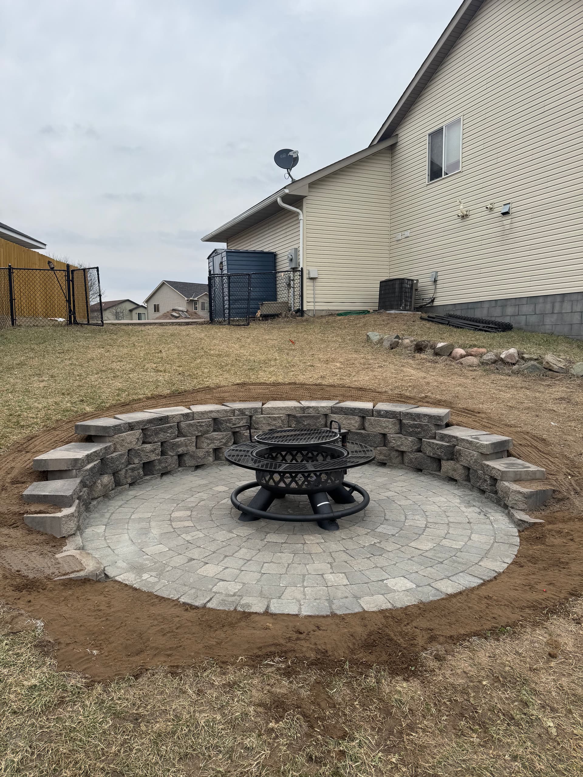 Gallery photos for Creating a Cozy Fire Pit Area in Cambridge: Image #1