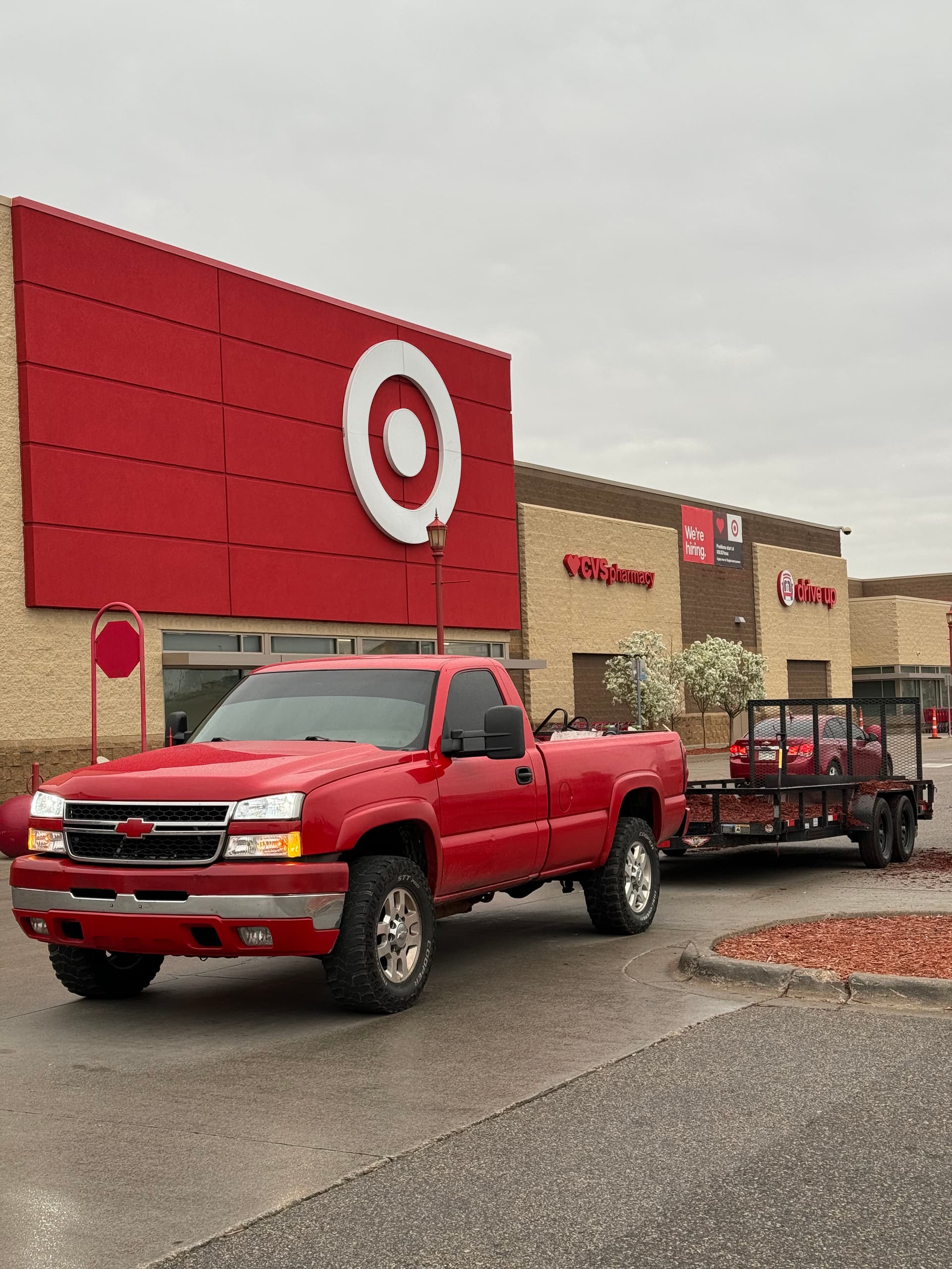 Gallery photos for Red Mulch Installation at Target Locations: Image #1