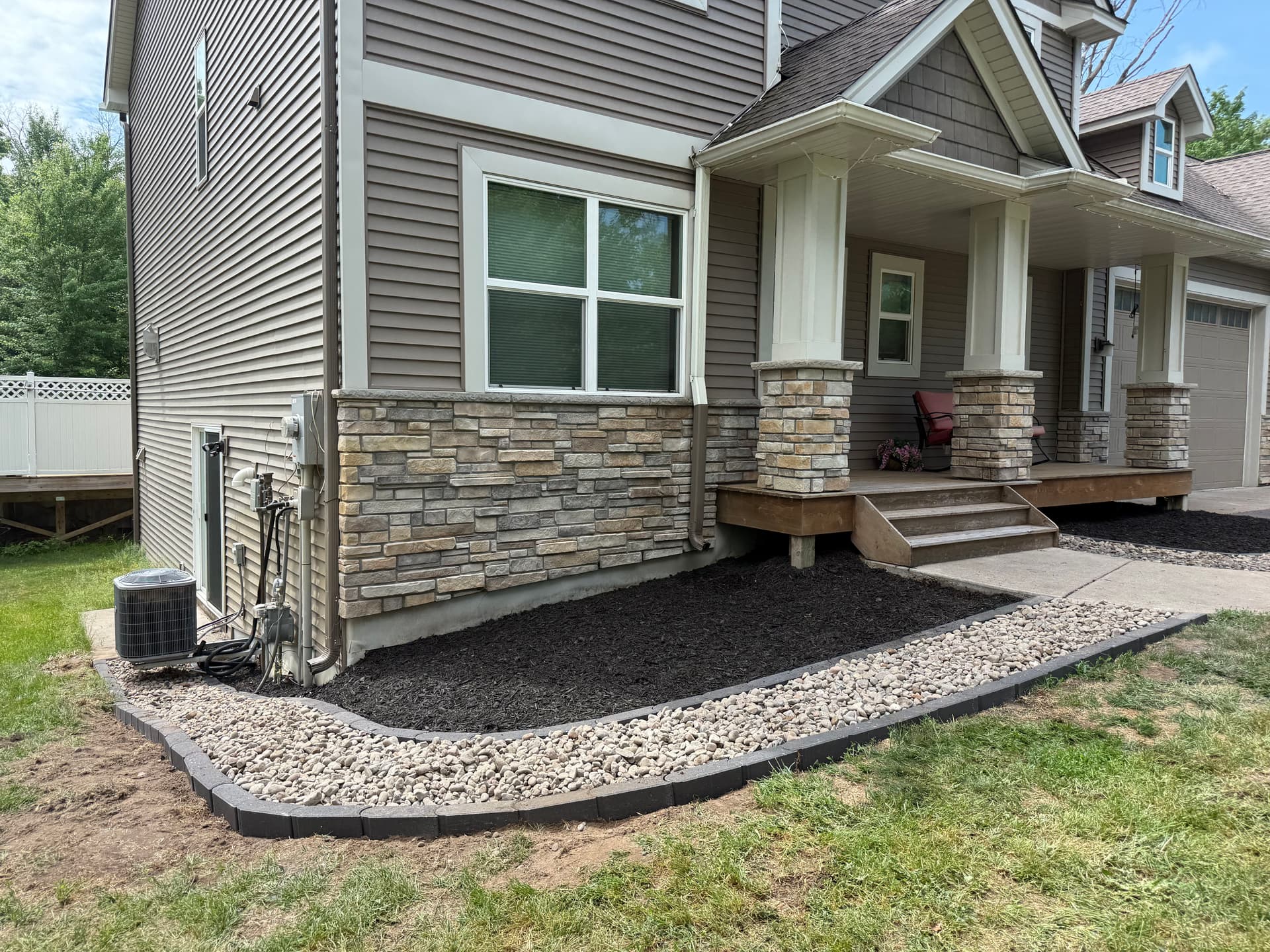Gallery photos for Fire Pit Area and Fresh Landscaping in St. Francis MN: Image #3