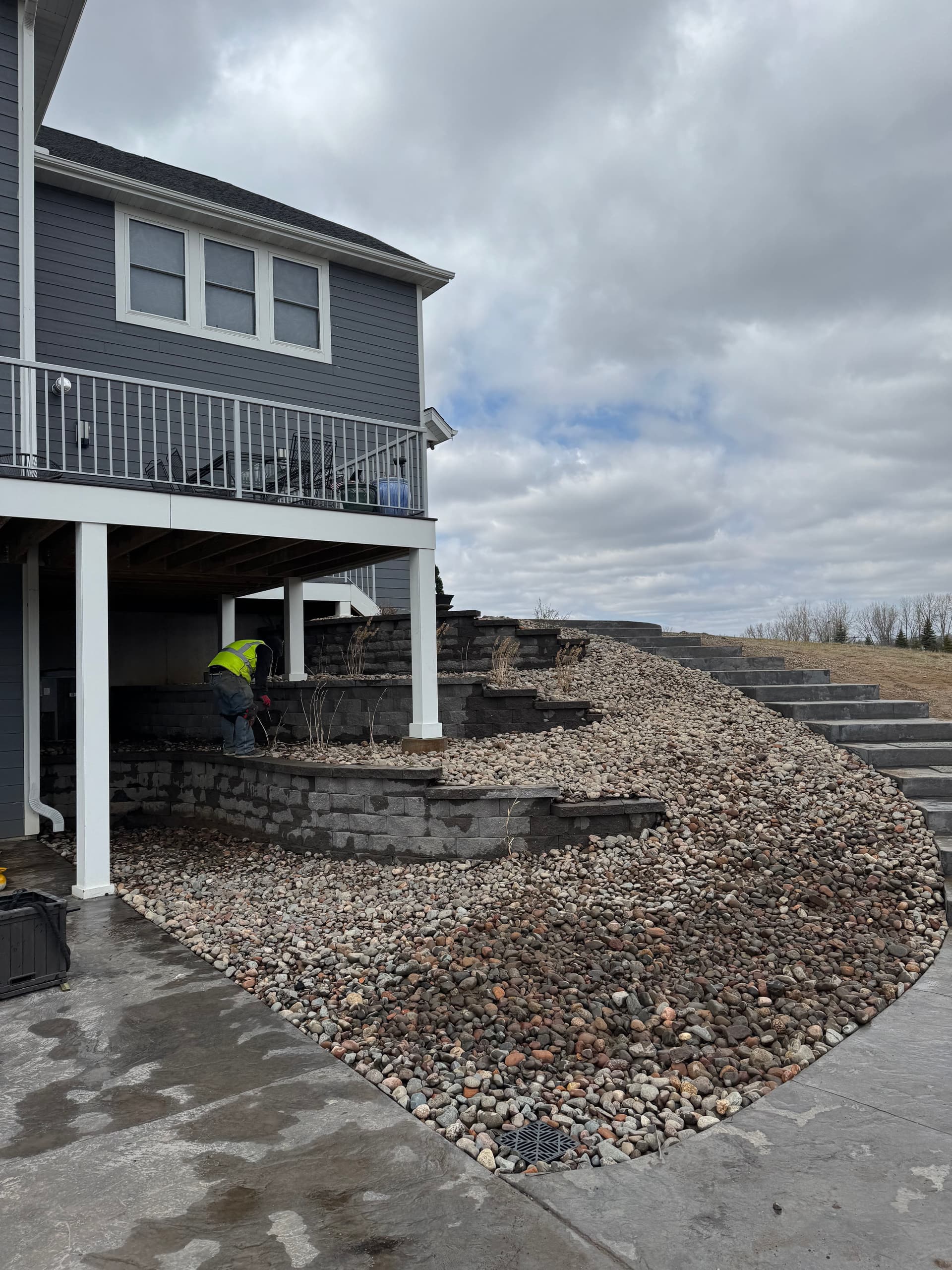 Gallery photos for New Patio and Rock Garden Installation Project: Image #1