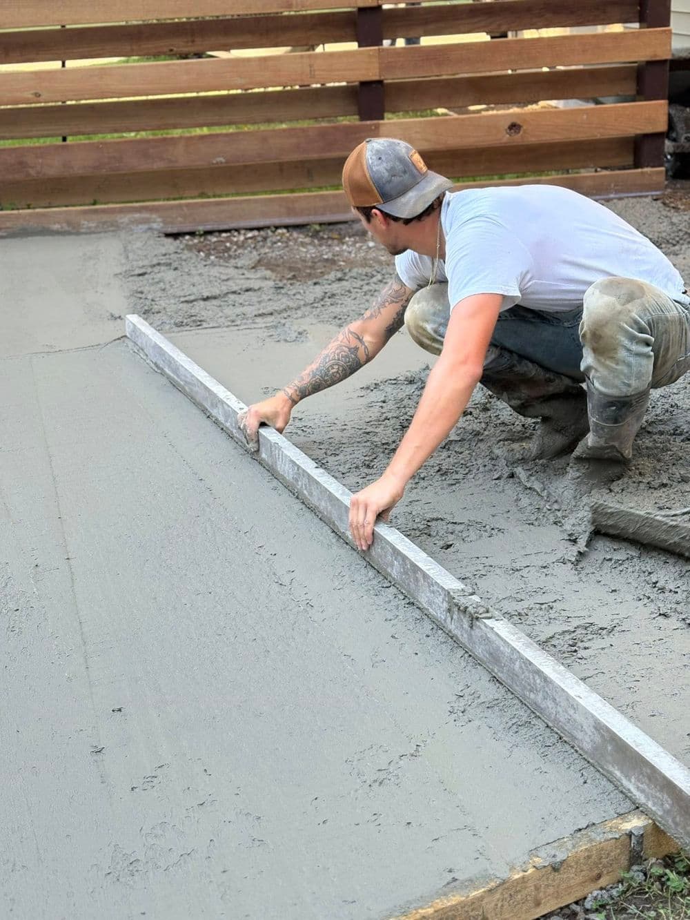 Backyard Concrete Patio Project in Big Lake MN