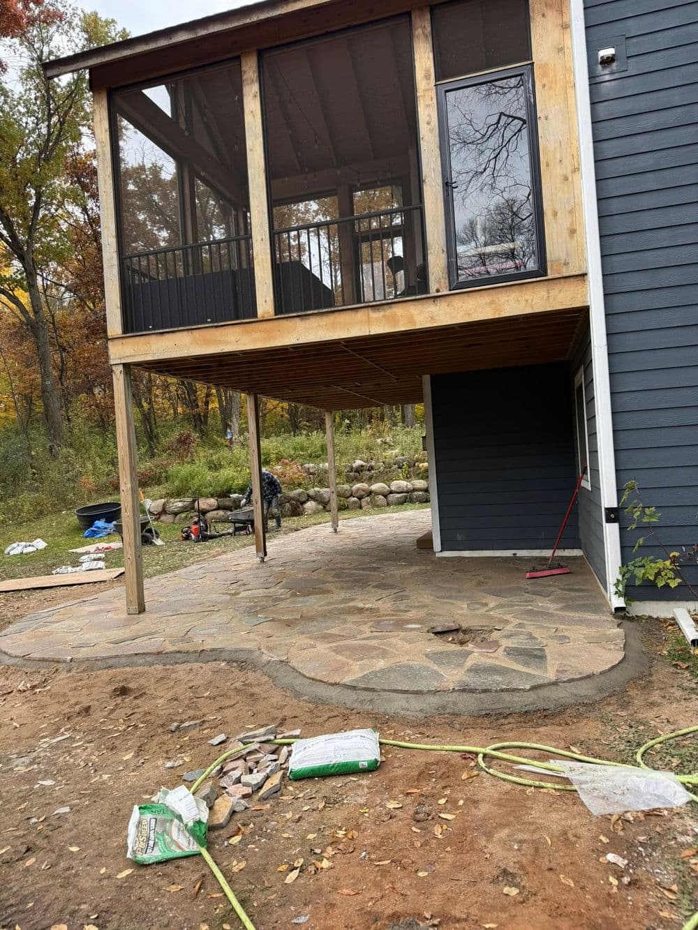 Gallery photos for Custom Flagstone Patio Installation in Hugo: Image #1