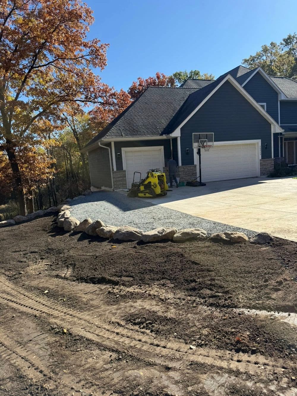 Gallery photos for Beautiful Boulder Wall and Staircase Enhancement in Hugo: Image #1